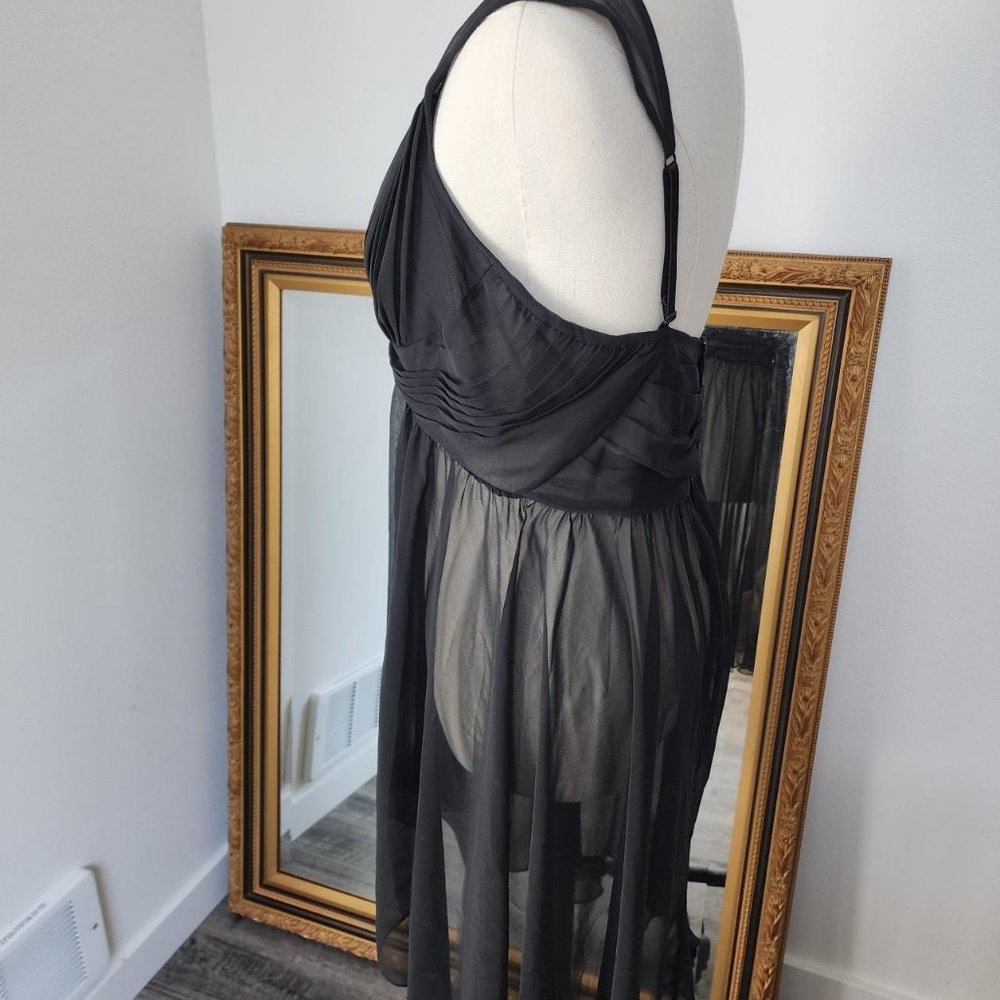 Victoria's Secret black slip dress 🎼 . ˚ - Picture 4 of 6